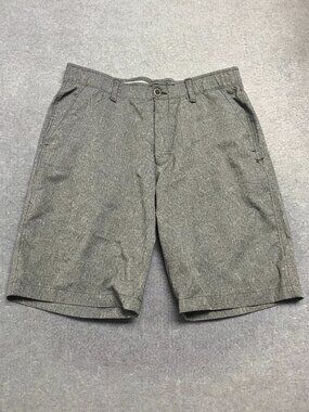 Under Armour Men's Shorts Size 34 Gray Loose Fit HeatGear Performance Stretch